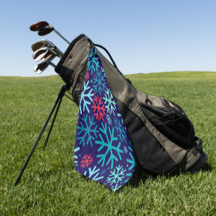 Midnight Snowfall – Winter Golf Towel