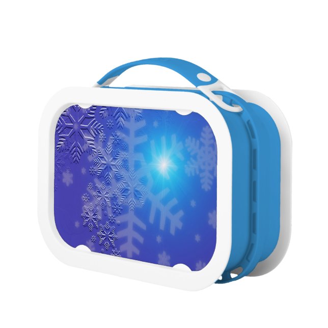 Midnight Snowflakes Lunch Box (Left)