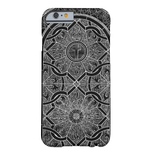 Midnight Stained Glass Black Case-Mate iPhone Case (Back)