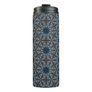 Midnight Starburst Lattice Thermal Tumbler