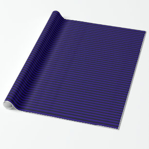 Midnight Stripe Wrapping Paper