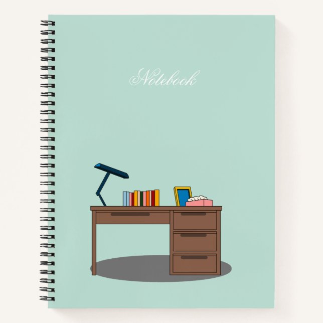 Midnight Study Desk Notebook (Front)