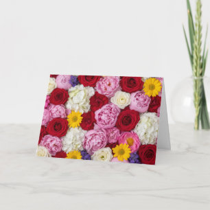Midnight Summer Flower Wall Card