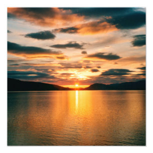 Midnight Sun, northern Norway Photo Print
