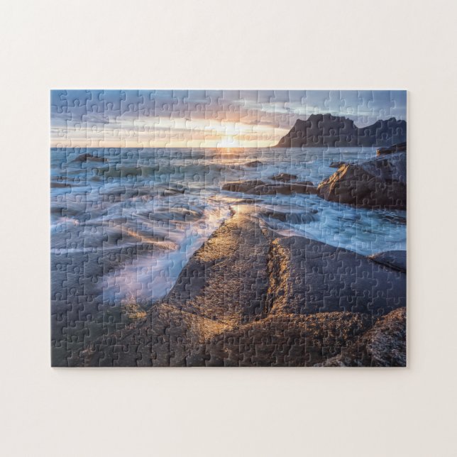 Midnight Sun Norway Jigsaw Puzzle (Horizontal)