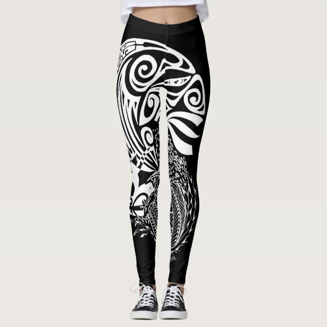 Midnight Surf Leggings (Front)
