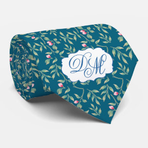Midnight Teal Wedding Keepsake  Neck Tie