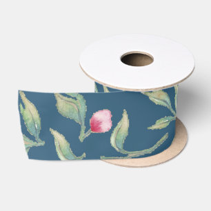 Midnight Teal Wedding Satin Ribbon