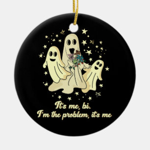 Midnight The Ghost It's Me Hi I'm the Problem It's Ceramic Tree Decoration
