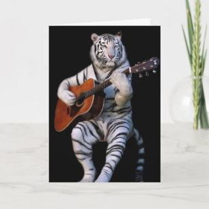 Midnight Tiger Melody – Elegant Card