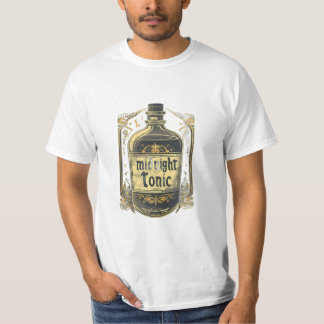 Midnight Tonic Vintage Potion Bottle Halloween T-S T-Shirt