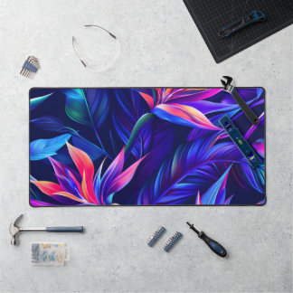 Midnight Tropical Rainforest Desk Mat