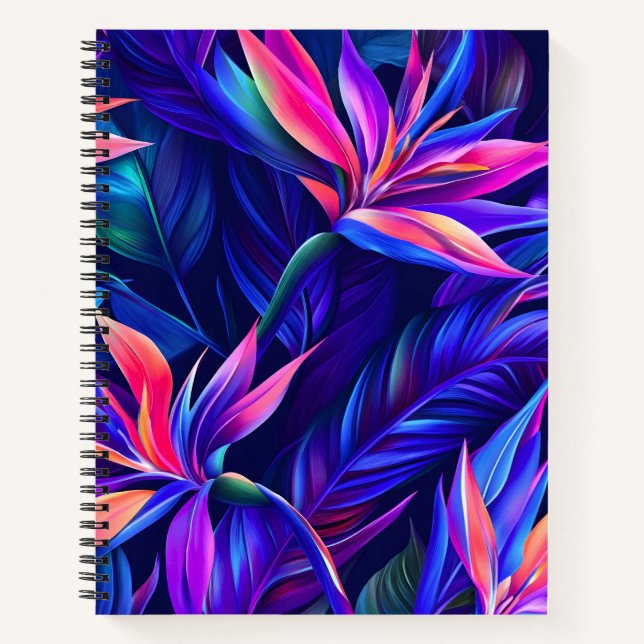 Midnight Tropical Rainforest Notebook (Front)