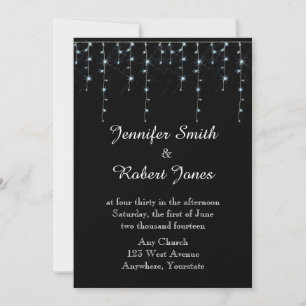 Midnight Vineyard Wedding Invitation