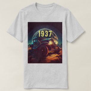 MIDNIGHT VINTAGE CAR 1937  T-Shirt