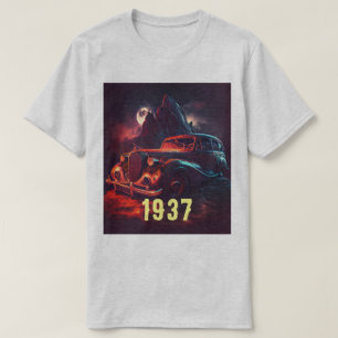 MIDNIGHT VINTAGE CAR 1937 T-Shirt