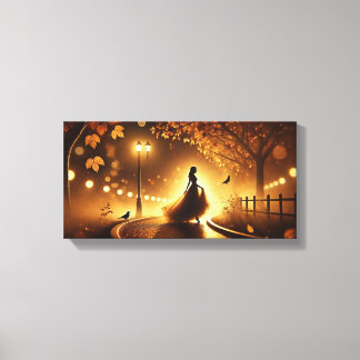 Midnight Waltz in the Mist Canvas Print