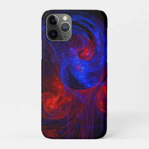 Midnight Wave - Abstract Fractal Art iPhone 11 Pro Case