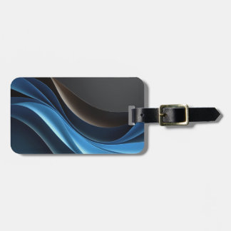 Midnight Waves Travel Luggage Tag