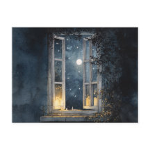 Midnight Window Whispers” – Poetic Night View Pos