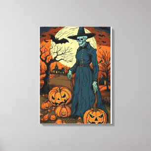 Midnight Witch's Dance Canvas Print