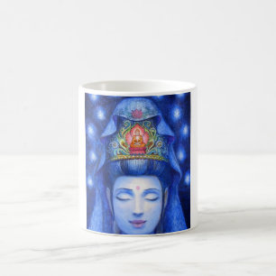 Midnight Zen Meditation Kuan Yin Coffee Mug