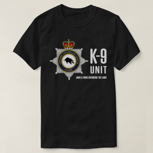 MIDSOMER CONSTABULARY K9 UNIT T-Shirt (Design Front)