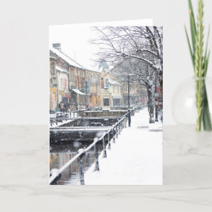 Midsomer Norton in Winter Holiday Card
