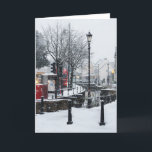 Midsomer Norton in Winter Holiday Card<br><div class="desc">Snow Everywhere - Midsomer Norton,  Somerset,  UK</div>