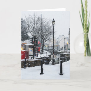 Midsomer Norton in Winter Holiday Card