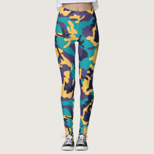 Midsummer Camo Pattern Leggings