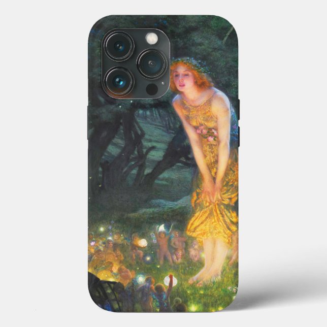 Midsummer Eve (1908) by Edward Robert Hughes Case-Mate iPhone Case (Back)