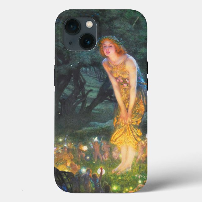Midsummer Eve (1908) by Edward Robert Hughes Case-Mate iPhone Case (Back)
