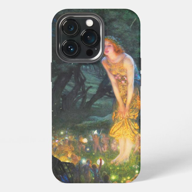 Midsummer Eve (1908) by Edward Robert Hughes iPhone Case (Back)