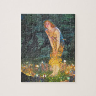 Midsummer Eve (1908) by Edward Robert Hughes Jigsaw Puzzle