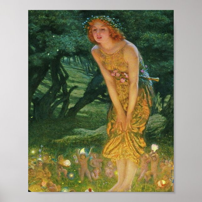 Midsummer Eve Edward Robert Hughes 1908 Poster (Front)