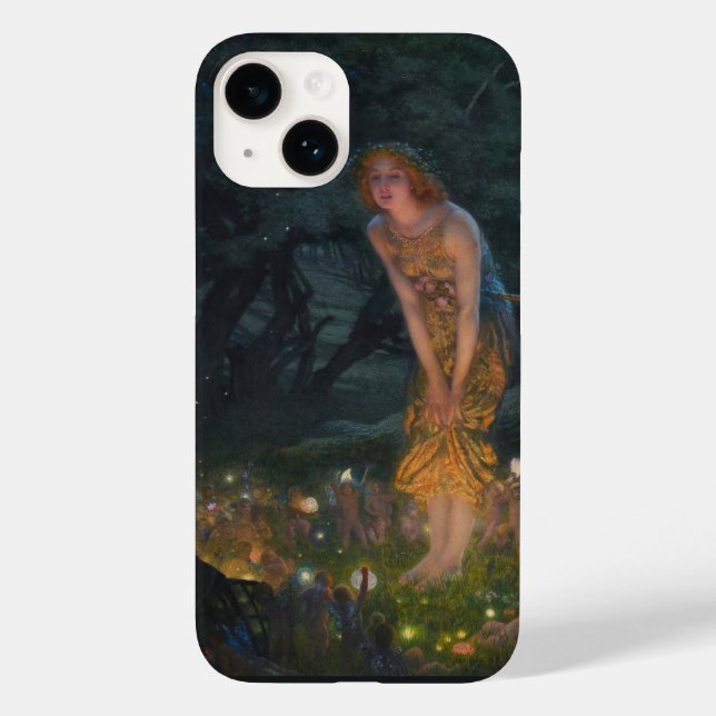 Midsummer Eve Edward Robert Hughes Fairies Fantasy Case-Mate iPhone Case (Back)