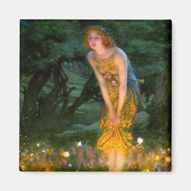 Midsummer Eve Edward Robert Hughes Magnet (Front)