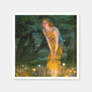 Midsummer Eve Edward Robert Hughes Napkin