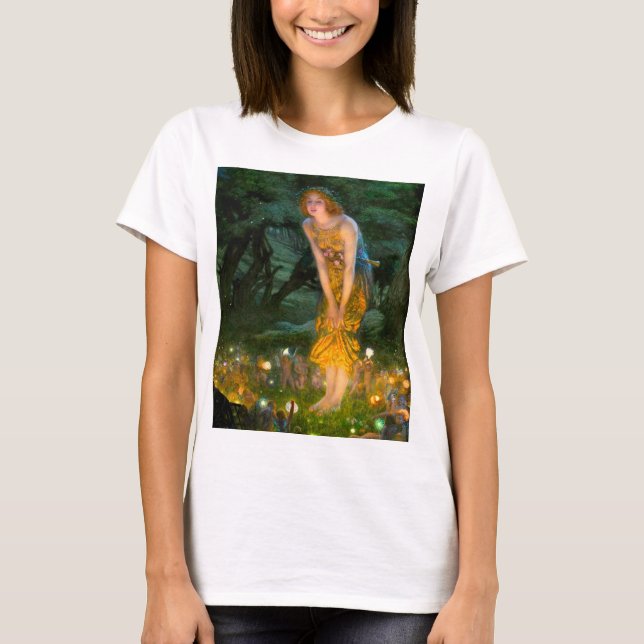 Midsummer Eve Edward Robert Hughes T-Shirt (Front)
