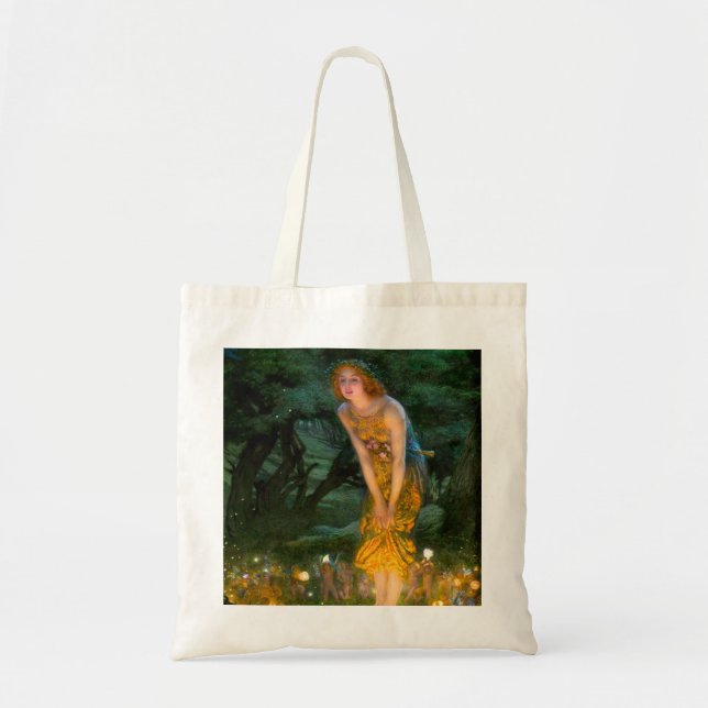 Midsummer Eve Edward Robert Hughes Tote Bag (Front)