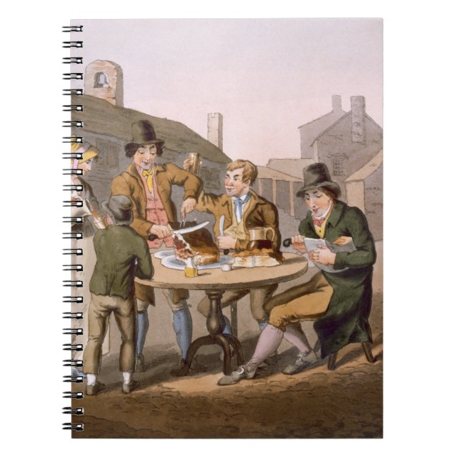 Midsummer Eve, from `Costume of Yorkshire' engrave Notebook (Front)