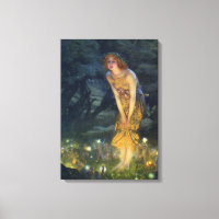 Midsummer Eve Pre-Raphaelite Art Canvas Print