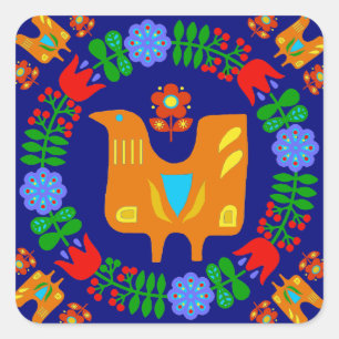 Midsummer Festival Square Sticker