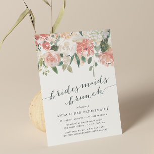 Midsummer Floral Bridesmaid Brunch Invitation