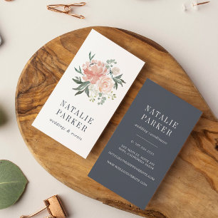 Midsummer Floral Vertical Business Card