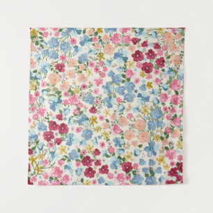 Midsummer meadow, blooming plant pattern. tapestry