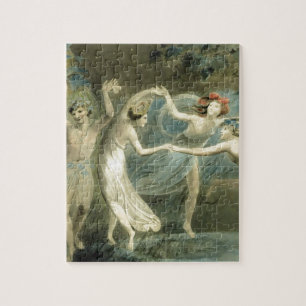 Midsummer Night's Dream by William Blake Jigsaw Puzzle