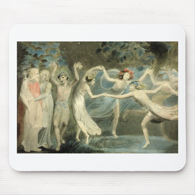 Midsummer Night's Dream by William Blake Mouse Mat (Front)