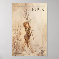 Midsummer Night's Dream Puck Arthur Rackham